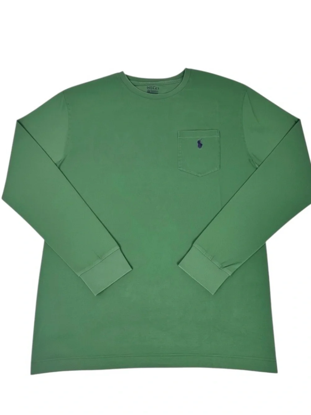 Polo Ralph Lauren Men’s Long Sleeve Pocket T Shirt in Green Medium M